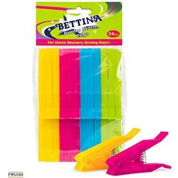BETTINA 24PC Jumbo Storm Pegs