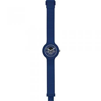 Orologio Skull Hip Hop XL Nero Blu Oro 3h Quarzo