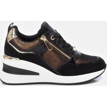 Zapatilla de mujer Xti 143073 Plomo con cremallera
