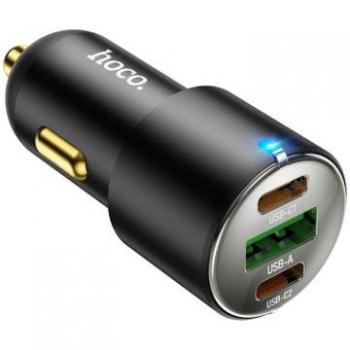 Auto Adapter Hoco NZ6 Nero