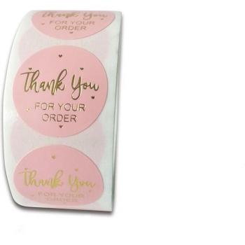 500Pcs/Roll Thank You Stickers for Handmade Gifts TN99