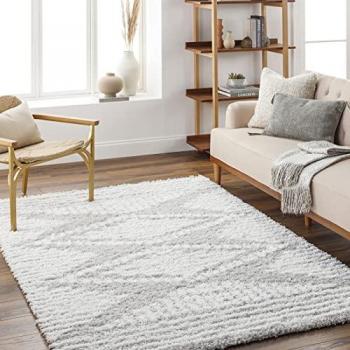 Surya Hochflor-Teppich »SMOLENSK«, 160 x 220 cm, 52 mm, grau