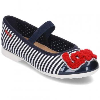 Geox Mädchen JR PLIE' B Geschlossene Ballerinas, Blau, Größe 28