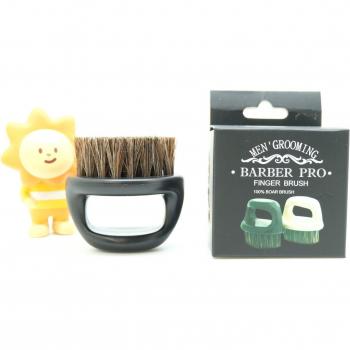 Brosse de balayage de barbe pour hommes, ronde, poils souples, 1 pièce