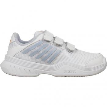 K-Swiss Court Express Strap Omni Tennisschoenen Kinderen Zwart