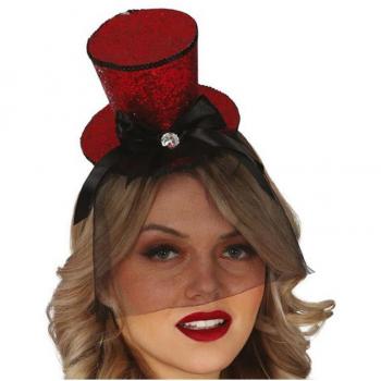 Chistera Infantil Roja con Diadema