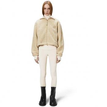 Kofu Fleece Short Jacket in Sand by Rains
