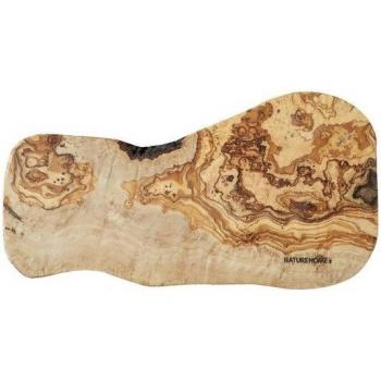 NATUREHOME Naturkante Schneidebrett aus Olivenholz