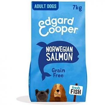 Edgard & Cooper Croccantini per Cani Adulti al Salmone 7 kg