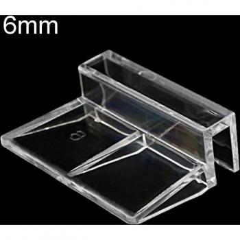 Fischdeckel‑Support – 10x Acrylclips, 6-10 mm, Aquarium‑Abdeckung 11UA