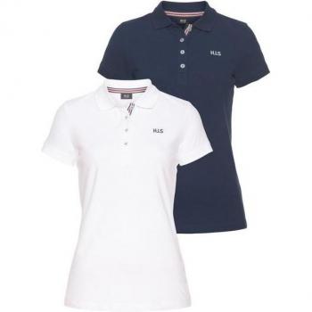 H.I.S Kurzarm Poloshirt 2er-Set, unifarben, mit Kragen