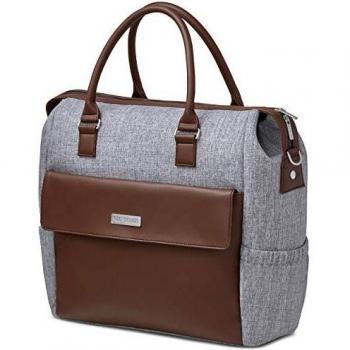 Wickeltasche ABC Jetset Plus – Unterlage + Zubehör – Graphitgrau