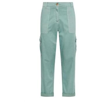 M&Co Teal Straight Leg Cargo Shorts, Women's Small 18