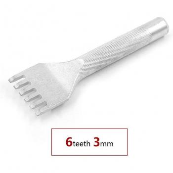 3mm Spacing Punch Tool for Leather Crafting and Sewing