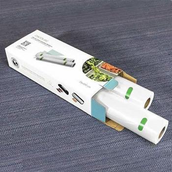 Pack de 2 rollos gofrados para envasadoras al vacío 28x600 cm