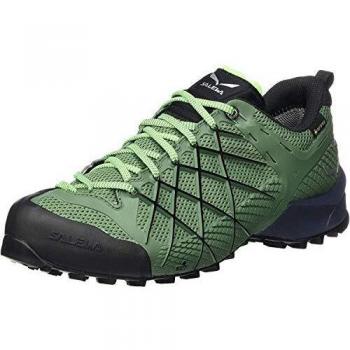 Scarpe da Avvicinamento Salewa Wildfire Gore-Tex Uomo Verde Fluo 44.5 EU