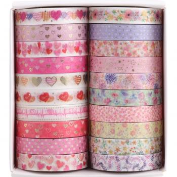 Pack de Cintas Washi 20 Unidades Rojas