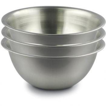 Menax 21 cm Stainless Salad Bowl Trio