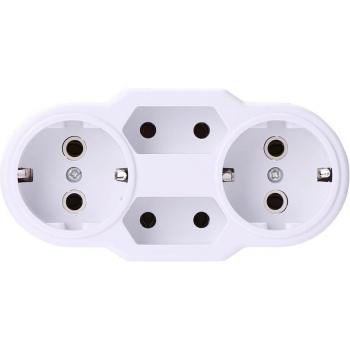 EU 2/3/4 Socket Plug Adapter