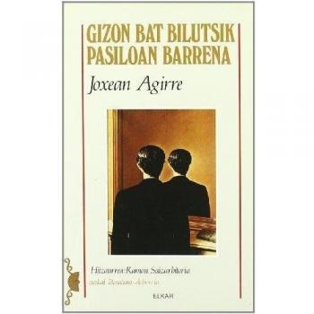 Gizon bat bilutsik pasiloan barrena