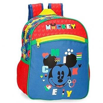 Mochila Mickey Disney para Niños y Niñas 27x33x11 cm