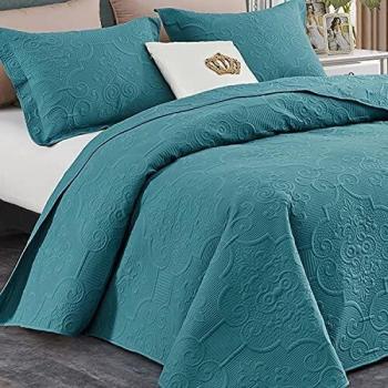 CHIXIN Quilted Bed Cover 170x210 CM