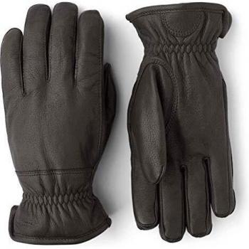 Hestra Gants de pilote en cuir de cerf – édition 20280 – brun profond