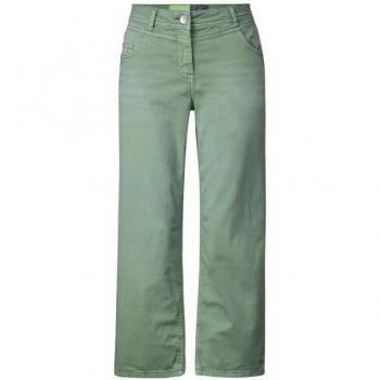 Cecil Pantalon Femme Coupe Lâche Vert 26
