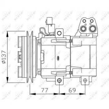 Compressor NRF 32115G para Sistemas de Ar