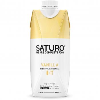 Saturo Astronautennahrung Vanille | 330kcal | 8 x 330ml