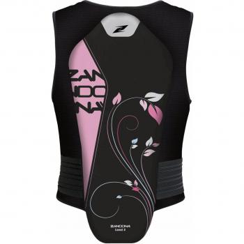 Zandona Soft Active Evo Leaves Damen Schwarz Lila Weste 180-190 cm