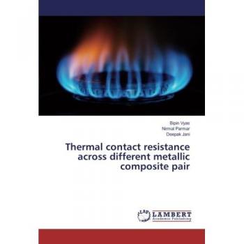 Thermal contact resistance across different metallic composite pair