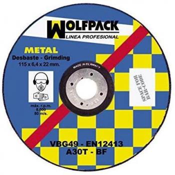 Disco de Repaso Abrasivo 115x6,4x22 mm
