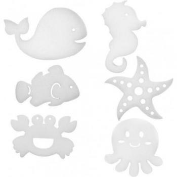 Éponge d'huile en forme d'animal, 6 pièces