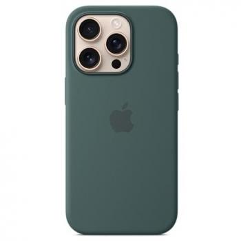 Coque de protection en silicone avec MagSafe pour iPhone 16 Pro