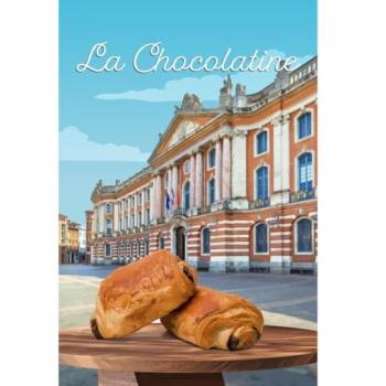 Tableau décoratif chocolatine CEANOTHE 65x97 cm