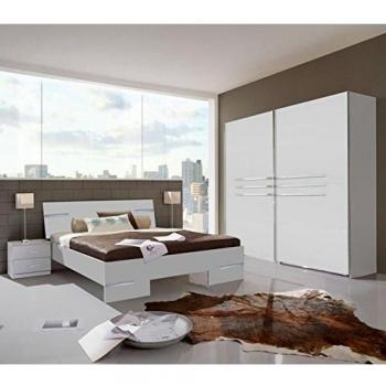 Chambre adulte PEGANE coloris blanc