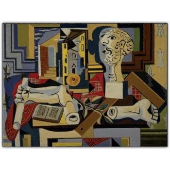 Édition Picasso Studio en Plâtre et Bois – 80x60x1,8 cm