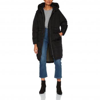 Abrigo ONLY Onlgina de Nylon para Mujer, Oversized, Negro, Talla 42