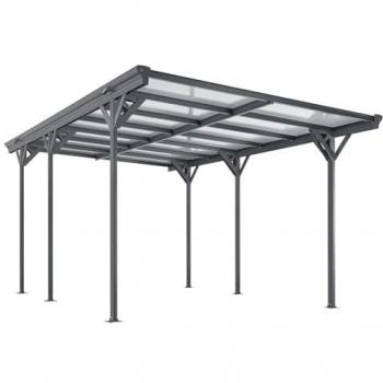 Juskys Carport mit Flachdach 5x3 m freistehend