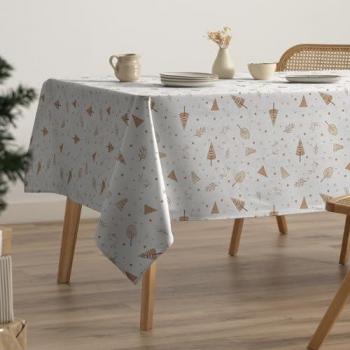 Mantel Rectangular de Algodón Navideño Gamusi