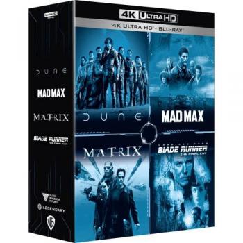 Série Mythique Sci‑Fi : Mad Max + Matrix + Blade Runner + Dune – 4K UHD