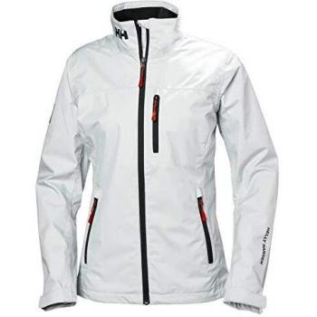 Helly Hansen Damen Crew Segeljacke Weiß Wasserdicht Größe XS