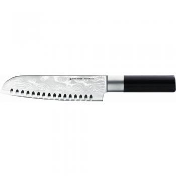 Felix SOLINGEN Absolute ML Santoku – 67‑Lagen Damast‑Stahl Kullenschliff, Made in Germany