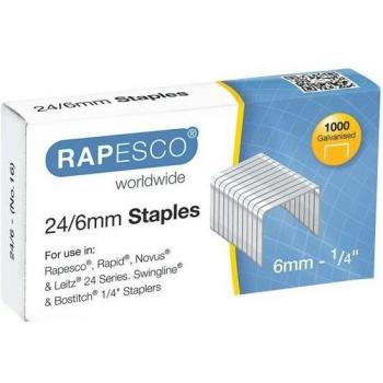 Rapesco Heftklammern 24/6mm VE=1000 Stück