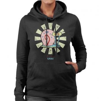 Gary Style SpongeBob Hoodie – Women’s Black