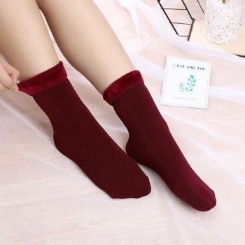 Anti-Pilling Plus Velvet Snow Socks for Winter Wear