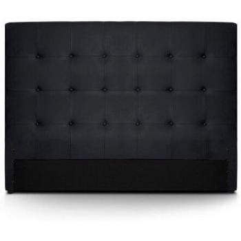 Menzzo HB160 Contemporain Luxor Tête de Lit en bois noir 8 x 170 x 122 cm