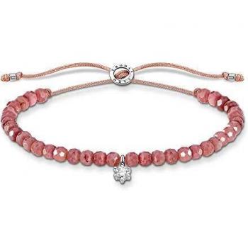 Pulsera de plata con perla y piedras blancas Thomas Sabo