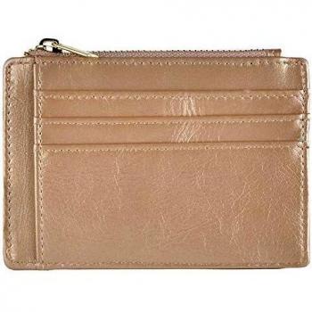 Ehsbuy Zipper Coin Purse Keychain Wallet for Women & Men